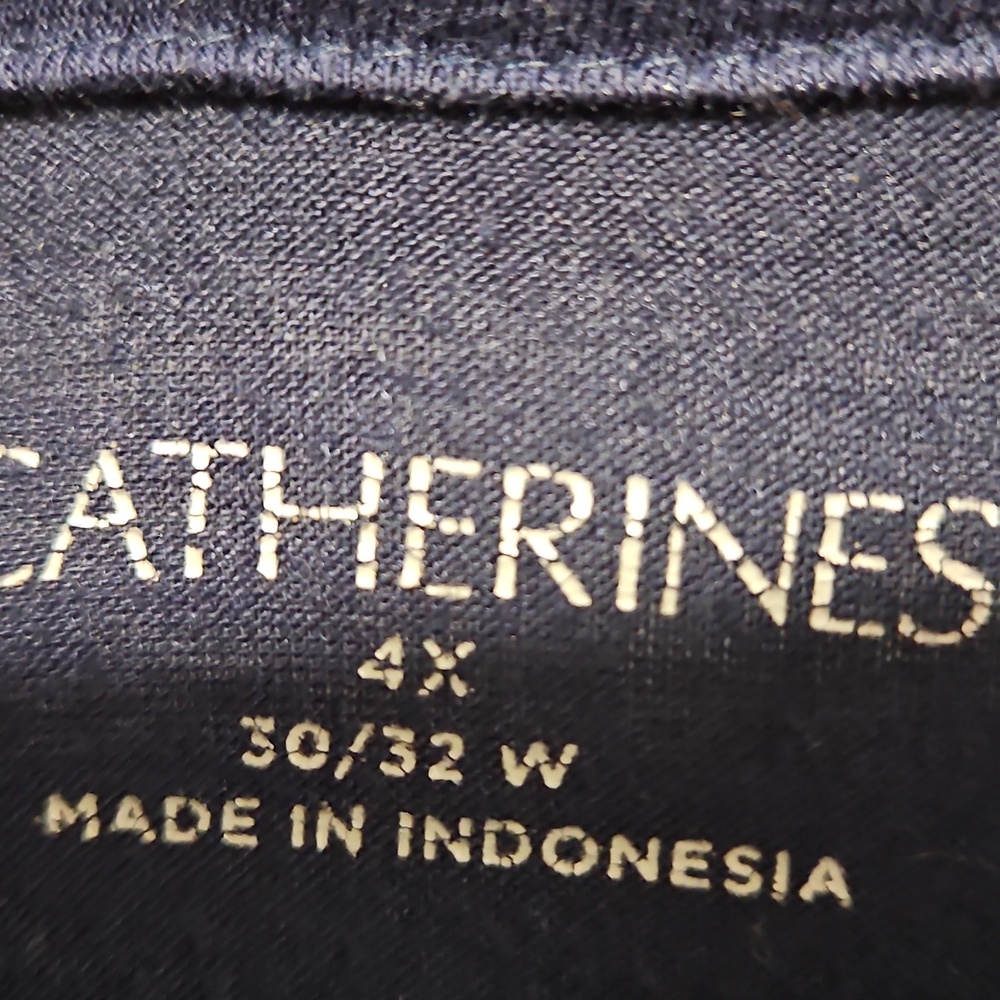 Catherines Dark Blue Women's Cardigan - Picture 2 of 4